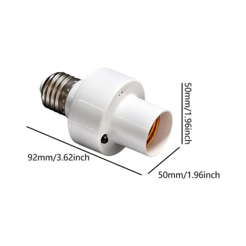 (1 set) 1/3 Set E27 Base Lamp Holder Light Switches Remote Control Light Socket Wireless Light Bulbs Socket Switches with Timer 2