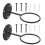 Raindrops Honkbal Display Stand Golfbalrek Zwart IJzer 2 Sets 10
