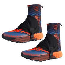 Adjustable Leg Gaiters Low Ankle Hiking Gaiters-Sunlight blue