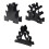 Household Weights Organizer Stand for Dumbbells Durable-tripod 19