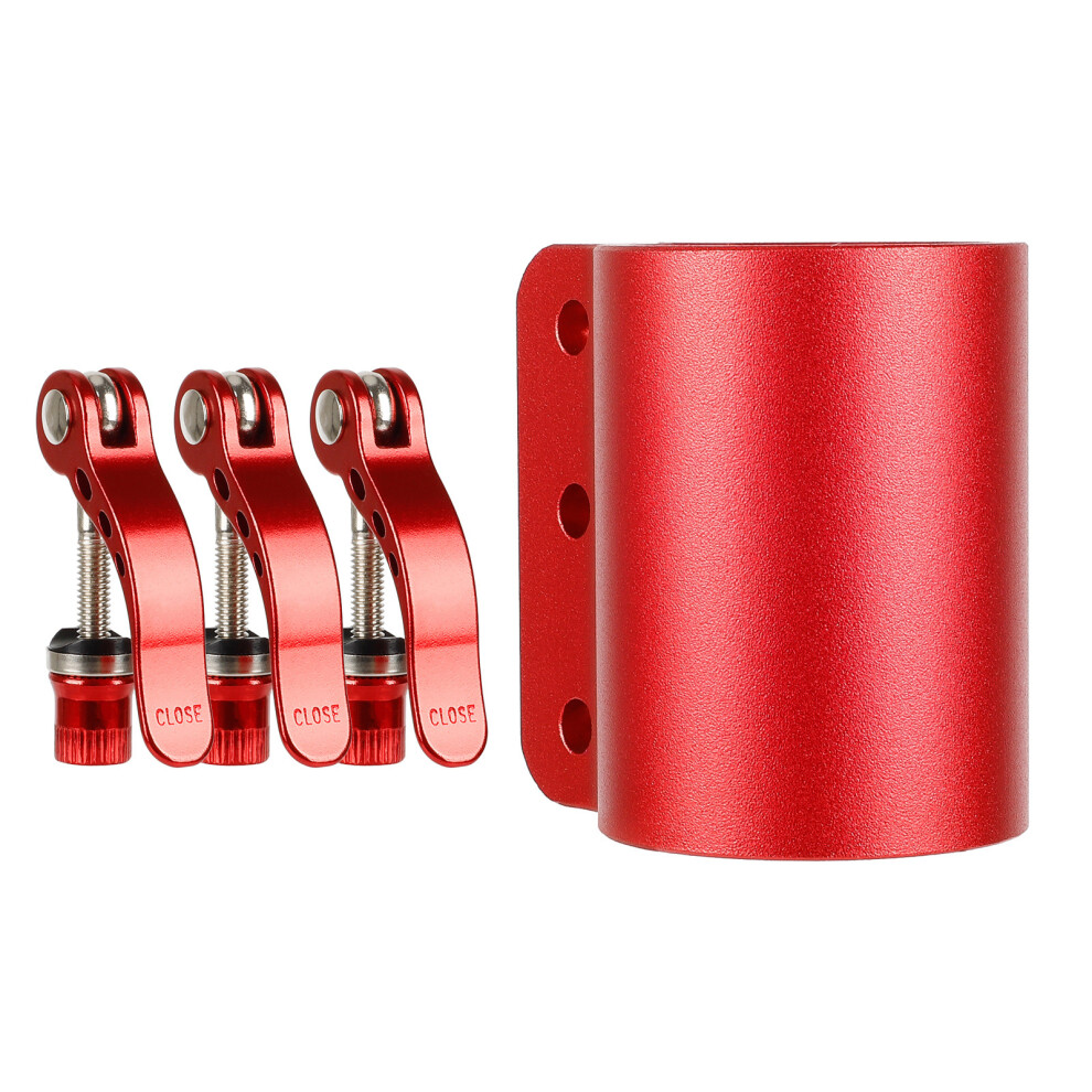 Reinforced Locking Clamps Clip Lock Pole Strengthen Stable- Red 7696000171340