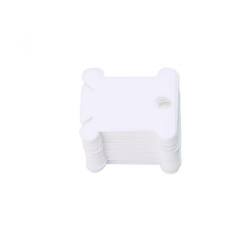 (White) for Cross Stitch Thread Bobbins 100Pcs/Bag Multicolored Thread Organizer Set for Hand Woven Sewing Threads Rack  White