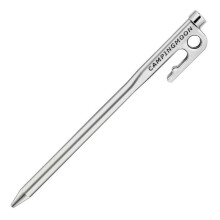 (20CM) Heavy Duty Tent Canopy Fixed Pole Camp Nail Steel Camping Tent Stainless Steel for Outdoor Camping Canopy and Tarp