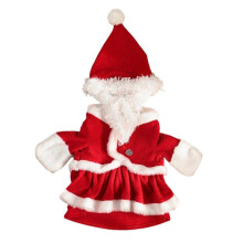 (XL) Dog Santa Hat Costume Set for Christmas Dressingup Festival Theme Party Costume Jumpsuit Hat Set Cats Dog Cosplay Outfit XL