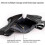 (Left shoulder black) Waterproof Single-shoulder Diagonal Travel Backpack 4