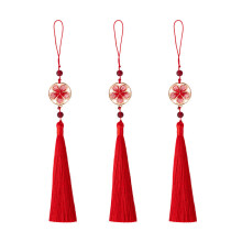 3St Vintage Tassel Hanger Met Polyester Voor Huis Decor
