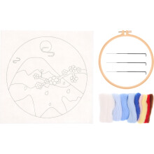 Felting Crafts Supplies Sortierte Farben Wollfilz 20x20 Cm 1 Set