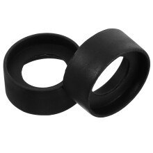2 Binokulare Okularabdeckung Schwarz Für Mikroskopzubehör
