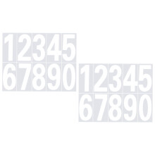 Number Und Letter Aufkleber Selbstklebend 2Stk