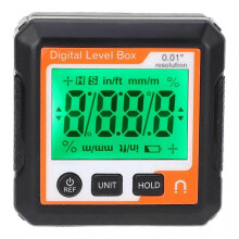 (Style 3) Digital Level Box with Magnet Electronic Angle Gauge Inclinometer Protractor for Woodworking and Auto Repair