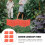 Privacy Zaunpaneele Rot Kunststoff 6 6