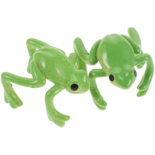 Zinklegierung Frosch Form Ohrstecker Haltbar Für Frauen 2 Set