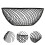 Iron Art Fruit Storage Basket Kitchen Snack Holder Drain Basket 3