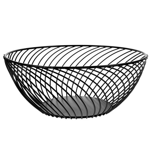 Iron Art Fruit Storage Basket Kitchen Snack Holder Drain Basket 1