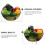 Iron Art Fruit Storage Basket Kitchen Snack Holder Drain Basket 8