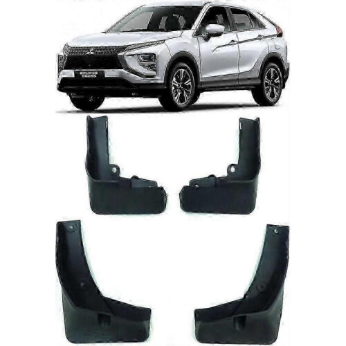Suitable Molded Splash Guards Mud Flaps for Mitsubishi Eclipse Cross 2018 2023 Model Years Vehicle Protection