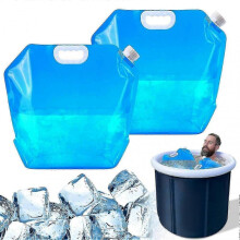 (2 Pack) Portable Ice Bath Tub For Cold Plunge Therapy Large Freezer Water Bag With Cold Plunge Accessories For Athletes Home Ice Baths