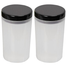 2Stk. Kunststoff Pinselreiniger Flasche Für Nagelkunst Stift