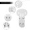 20 Schuhclip Basteldeko Miss 7