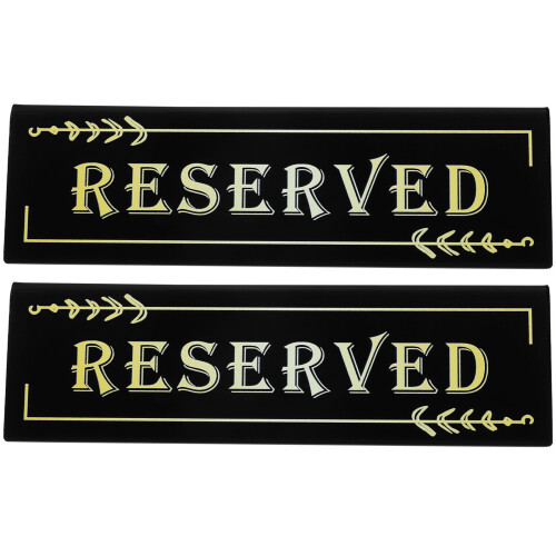 2 Tafelreserveringsteken Gereserveerde Zitplaatsen