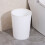 Office Mülleimer Badezimmer Weiß 7