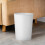 Office Mülleimer Badezimmer Weiß 4