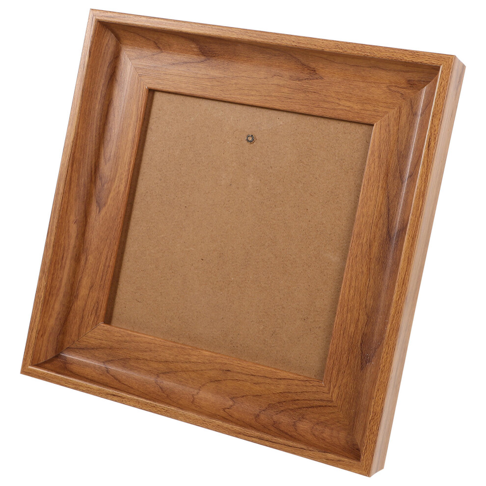 Iplusmile 2Pcs Brown Nail Art Display Holder Wooden Acrylic Tray For Nails