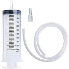 500ml Large Syringe with Tube Sterile And Individual Sealed Plastic Garden Syringe for Liquid Paint Epoxy Resin Oil Watering Plants Refilling Uses