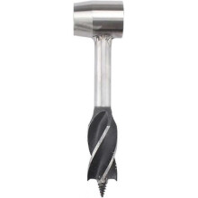 Outdoor Survival Tool Manual Auger Hole Maker Stainless Steel Drill Bit for Camping Bushcrafting Backpacking