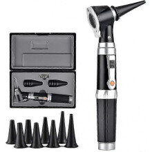 3x Otoscope with LED Portable Handheld Ear Check Magnifier with 8 Caps and 1 Storage Case for Doctor Nurse Adult Kid Dog Cat Pet Ear Examination