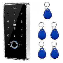 Ip68 Waterproof Fingerprint Access Control System with Wiegand 26 Pin Code Rfid Keypad and 5pcs Ic Key Fobs Backlight