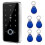 Ip68 Waterproof Fingerprint Access Control System with Wiegand 26 Pin Code Rfid Keypad and 5pcs Ic Key Fobs Backlight 1