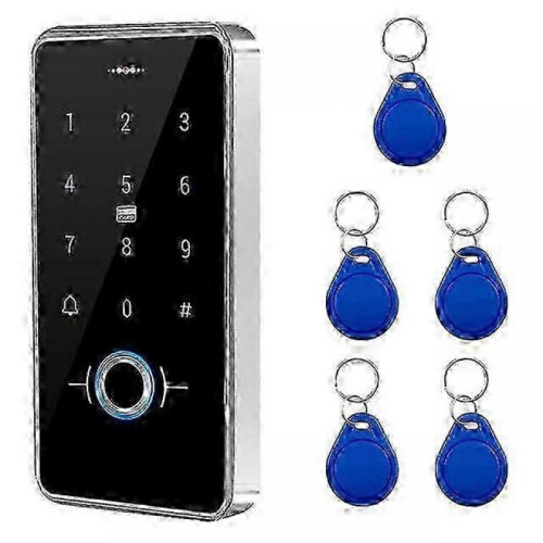 Ip68 Waterproof Fingerprint Access Control System with Wiegand 26 Pin Code Rfid Keypad and 5pcs Ic Key Fobs Backlight