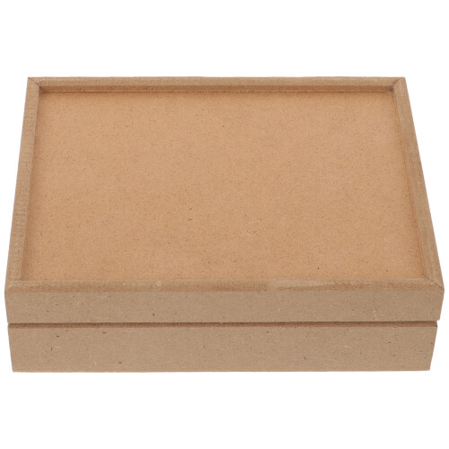 1Coffret En Bois Naturel Pour Rangement Décoration