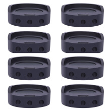 8 Schwarze Möbelfüße Pads Zur Geräte Nivellierung