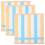 3Stück Baumwolle Wasserbasiertes Baby Badezimmer Set 7