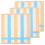 3Stück Baumwolle Wasserbasiertes Baby Badezimmer Set 6