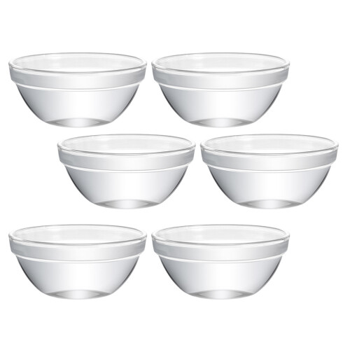 6St Glas Puddingformen Transparent Für Desserts Und Wackelpudding