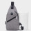 Herren Sport Brusttasche Grau 1 Stuck 10