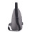 Herren Sport Brusttasche Grau 1 Stuck 2