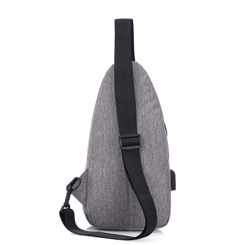 Herren Sport Brusttasche Grau 1 Stuck 1