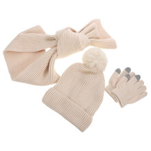 1 Set Mütze Schal Garn Für Frauen