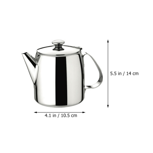Edelstahltopf Für Groß Silber 1 1