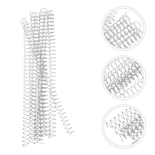 10 Metall Spiralbindung Lose Blatt Kalender Binderinge 2