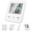 Indoor Hygrometer Elektronisch Weiß 1 Satz 2