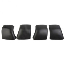 4Pcs Roof Rack Cover Cap Rail End Shell Assembly for Model Y 2021-2022 Roof Rack Covers Exterior Ca