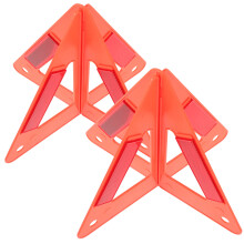 2 Sets Kunststoff Reflektierendes Sicherheits Set Für Auto