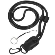Teacher Lanyard Identitätsnachweis Schwarz Pu 1