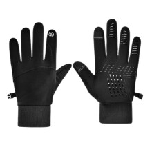 Fahrradhandschuhe Nylon Silikon Fleece 1 Paar