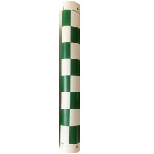 Portable Leather Chess Board Roll-up-Green White Large
